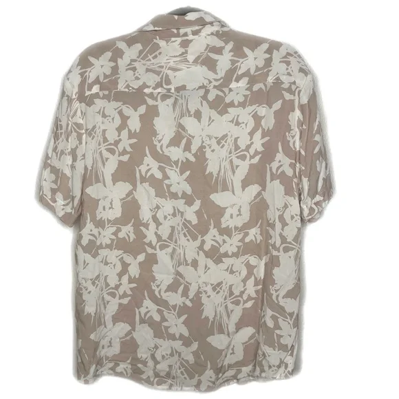 Demin & Flower Ricky Singh Floral Button Down Shirt Men’s Size Large - Picture 4 of 5